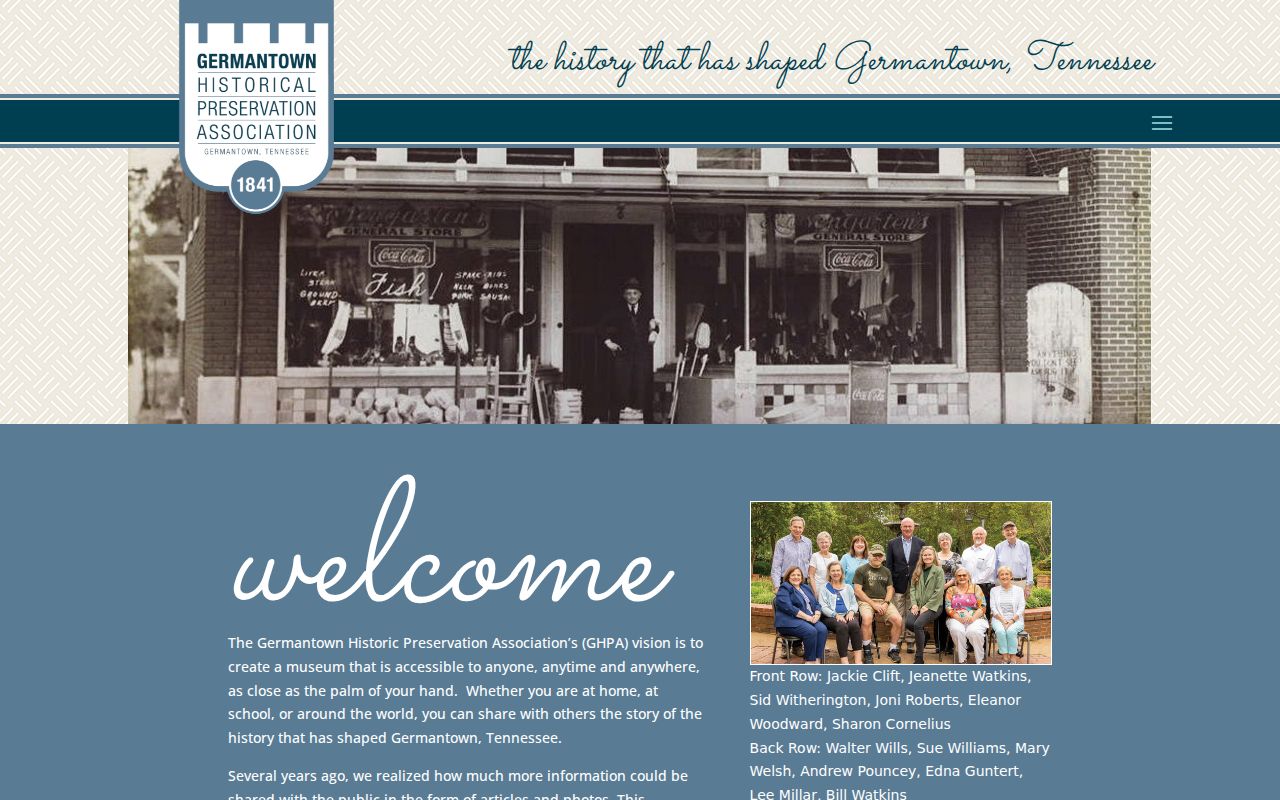 Germantown city directory local history material at the Historical Preservation Association